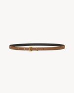 cassandre extra thin belt in smooth leather - Image 2